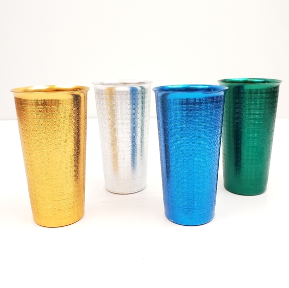 Vintage Other - MCM Anodized Aluminum Tumblers